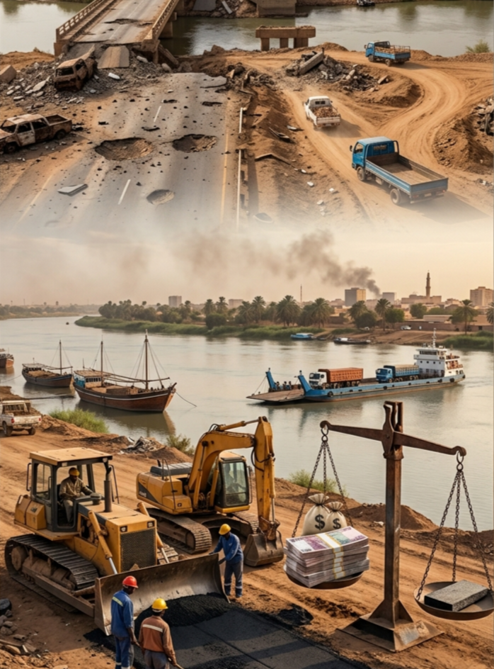 إعمار طرق السودان: 800 ألف دولار ثمن الكيلومتر والحرب تضاعف الأزمة